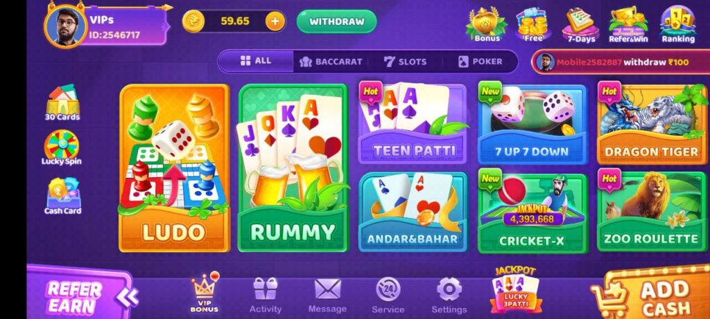 all game list real teen patti app 